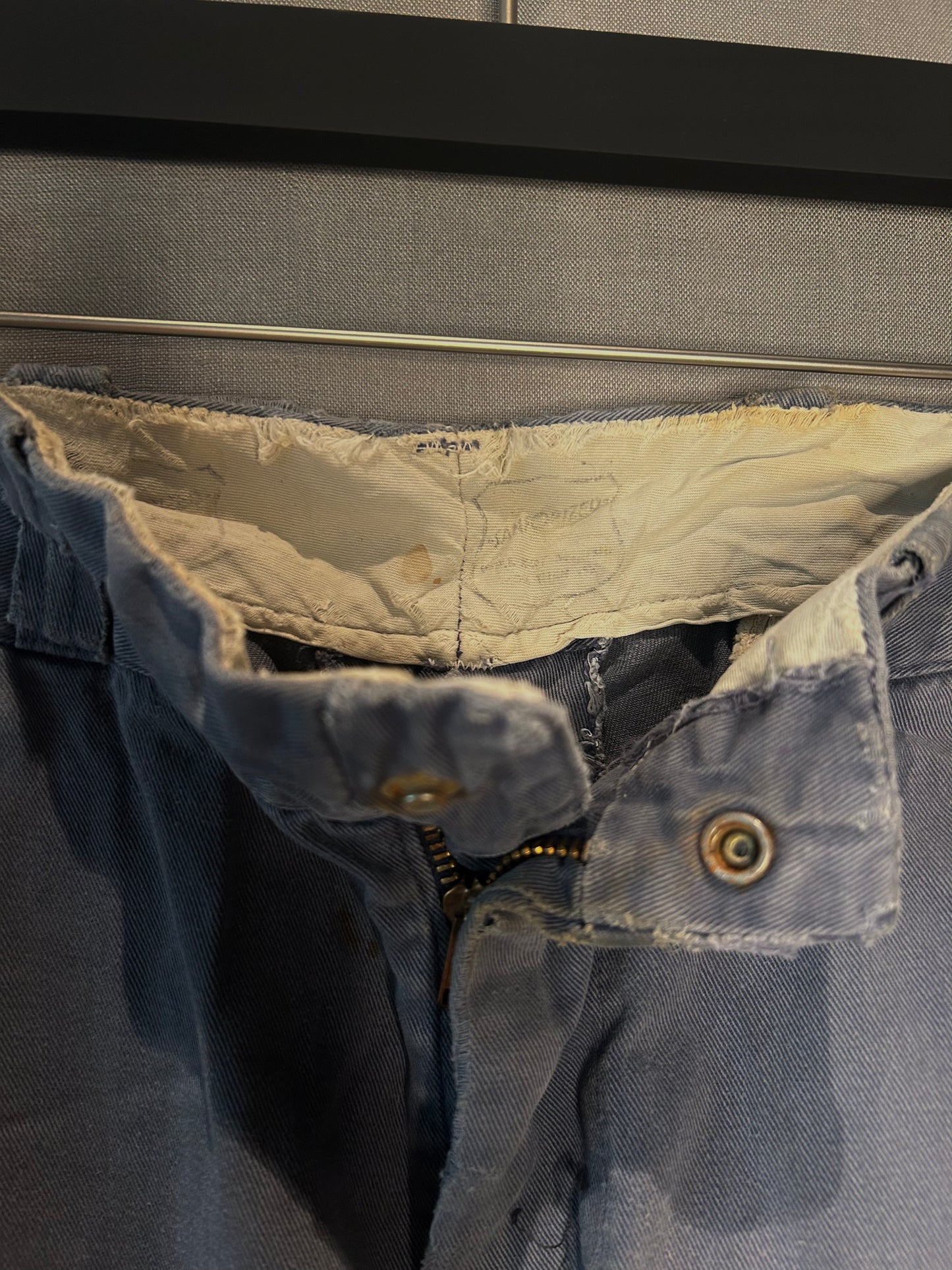 1950s Sanforized Sailcloth Chinos