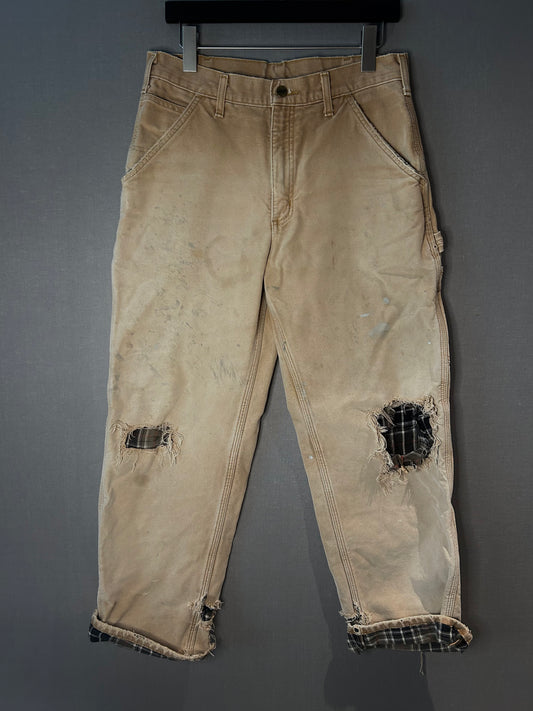2000's Flannel Lined Carhartt Carpenter Pants