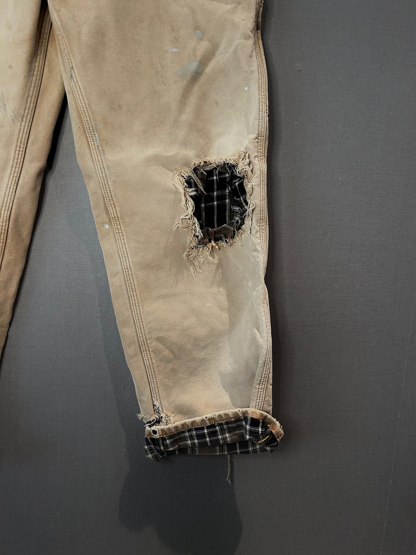 2000's Flannel Lined Carhartt Carpenter Pants