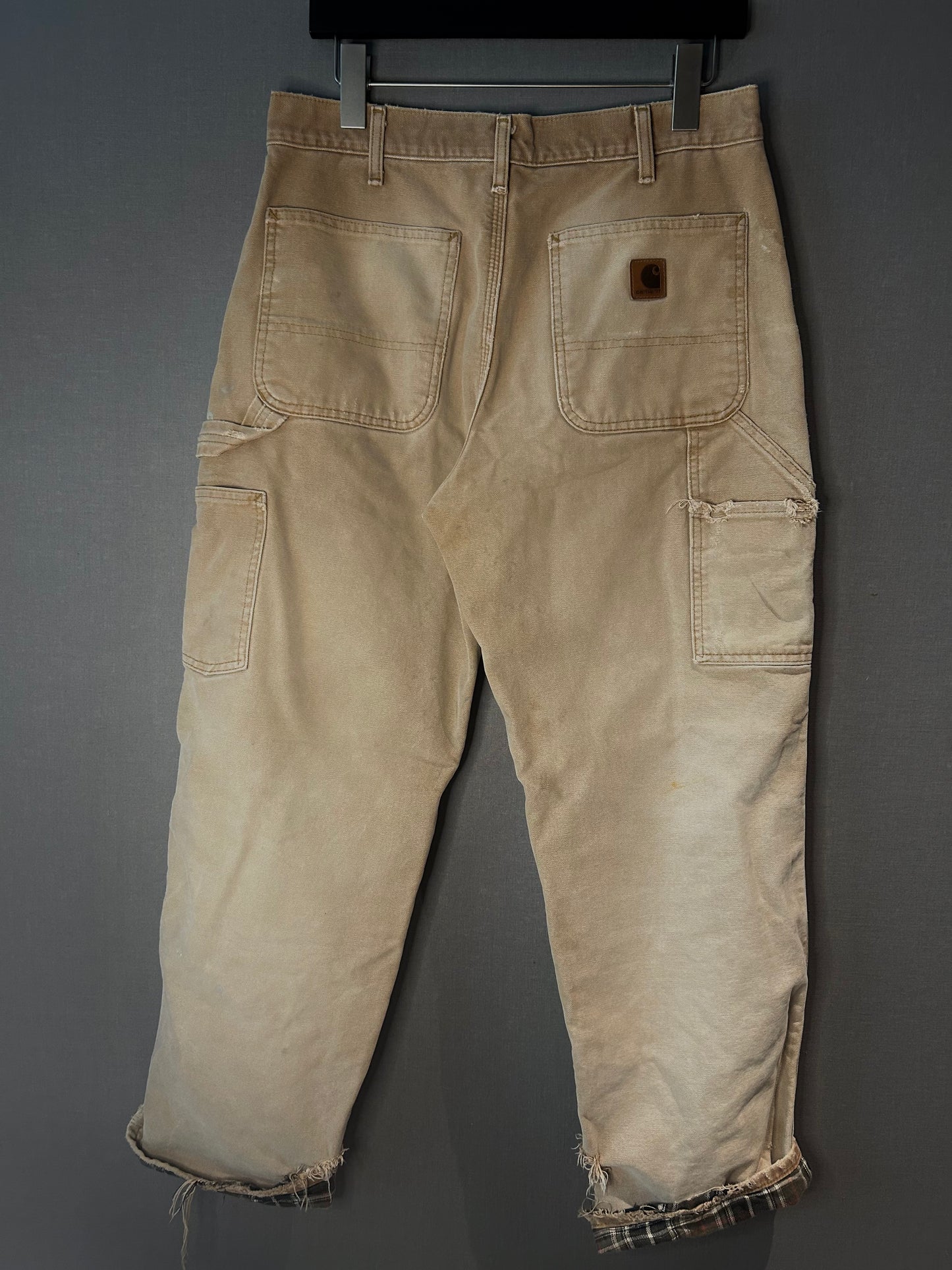 2000's Flannel Lined Carhartt Carpenter Pants