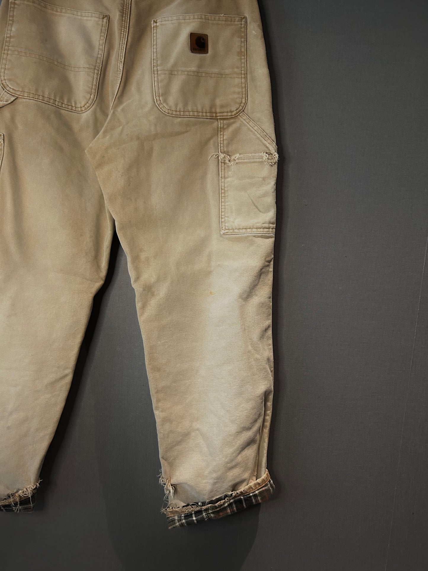 2000's Flannel Lined Carhartt Carpenter Pants