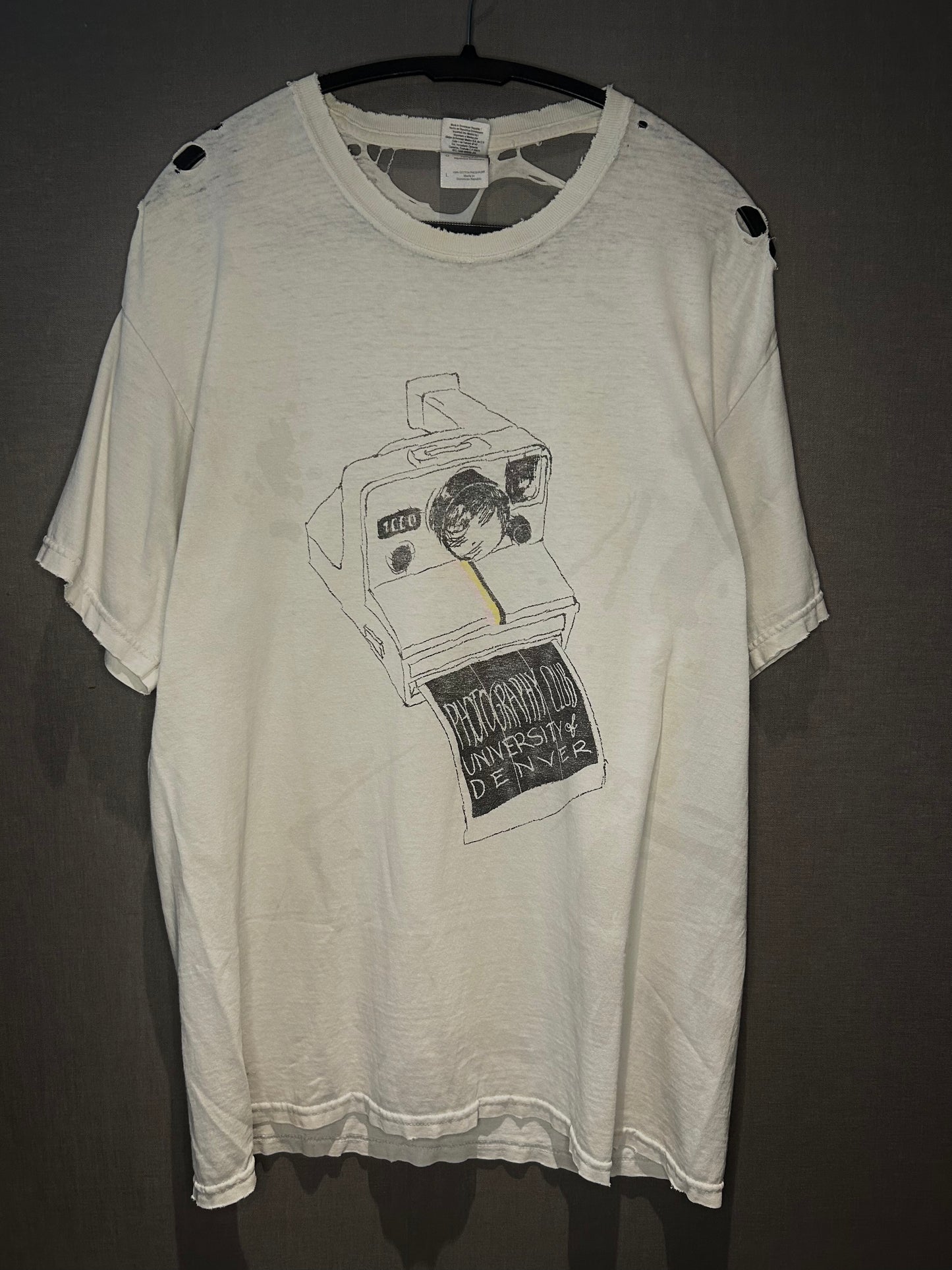 1990'S Denver university 'photography club' T