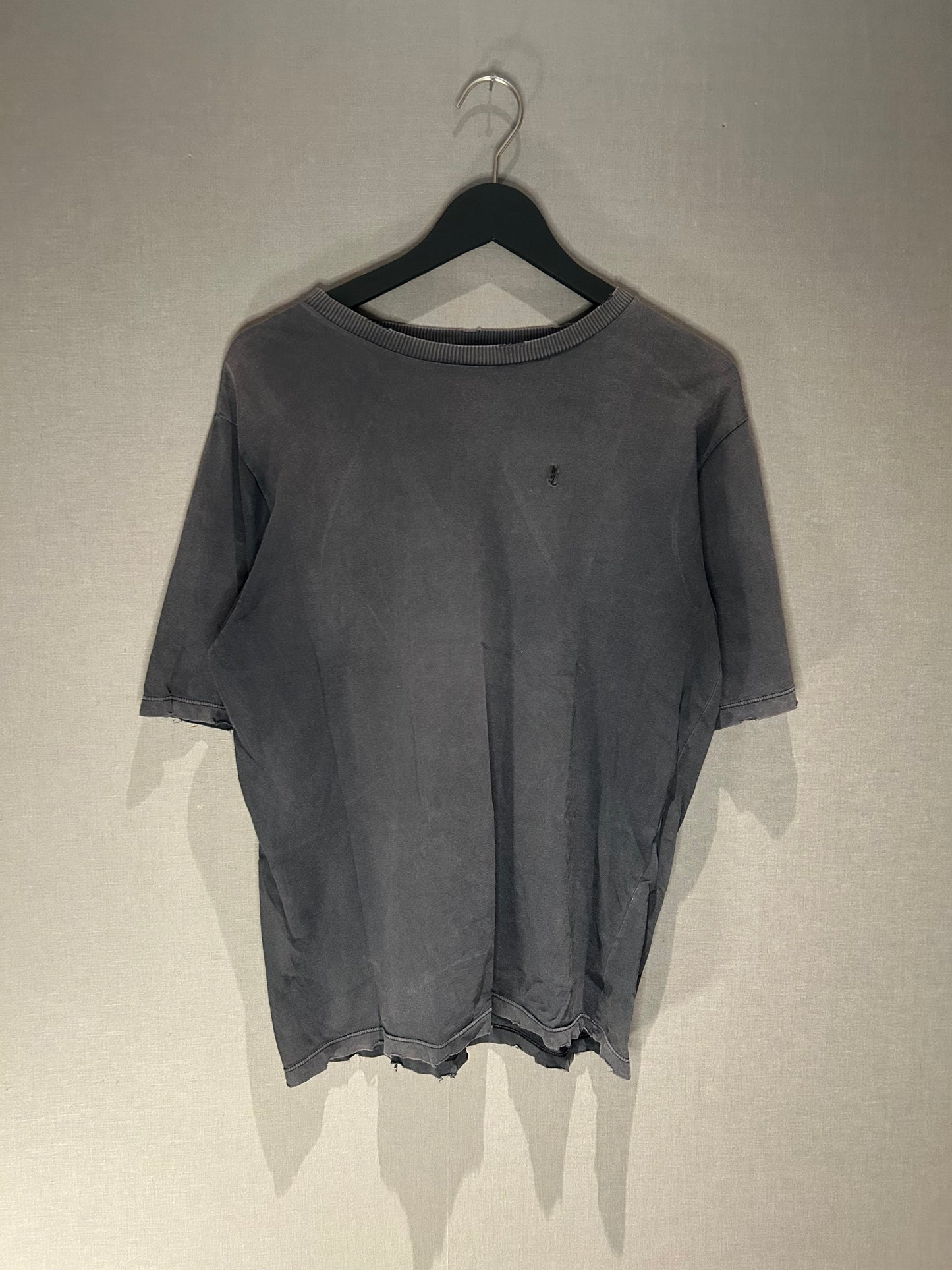 SAINT LAURENT embroidered blank shirt