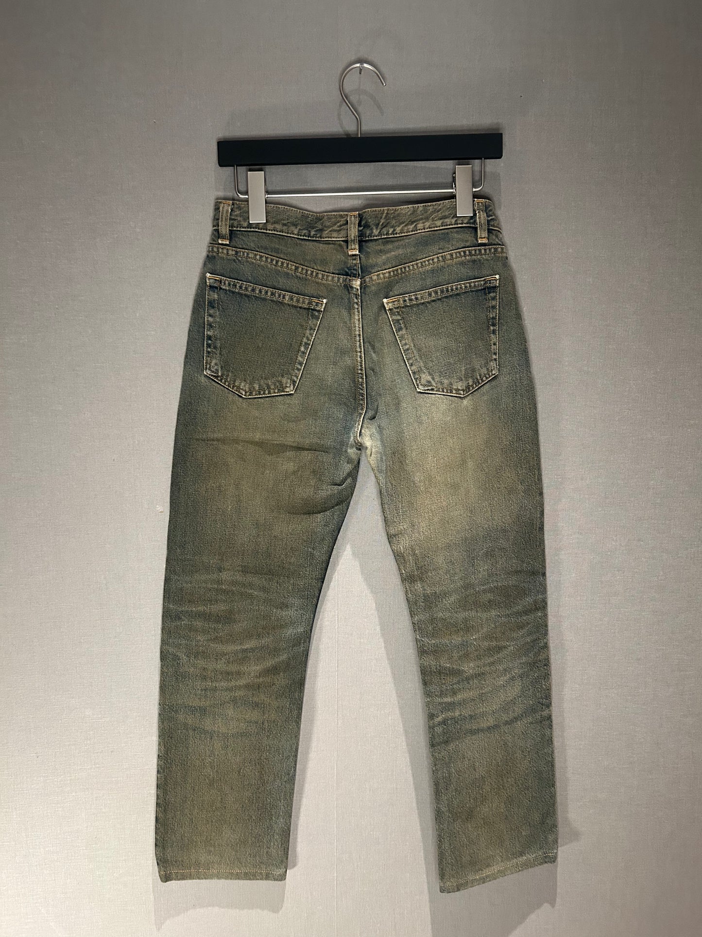 aw1999 HELMUT LANG 'stained' Jeans