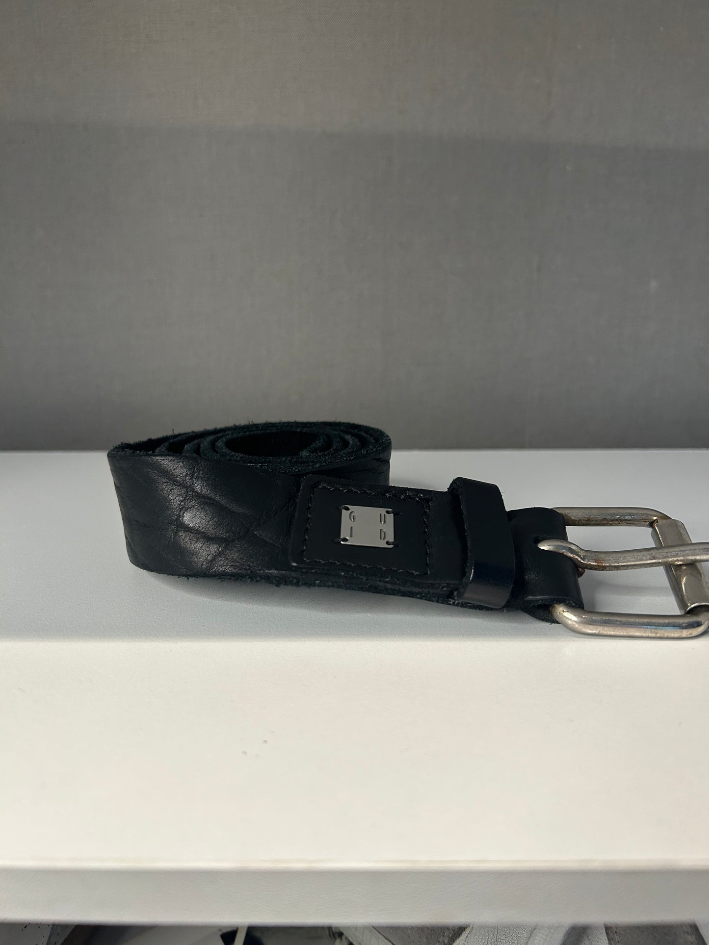 Guidi Leather Grommet Belt