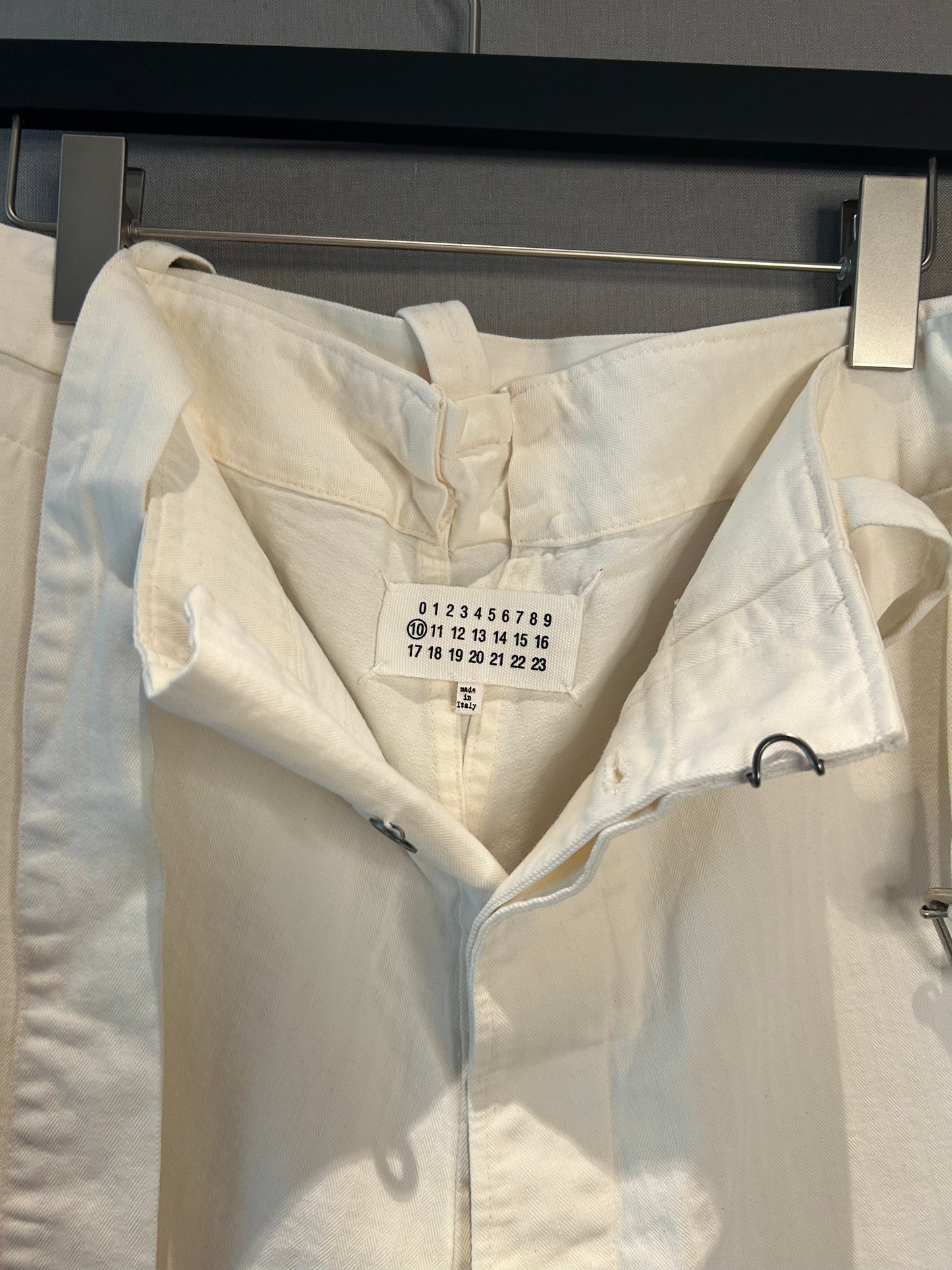 Maison Margiela SS22 Raw Hem Belted Shorts