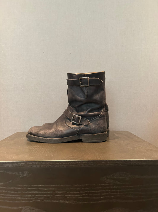 MAISON MARGIELA AW2000 FACTORY DISTRESSED ENGINEER BOOTS