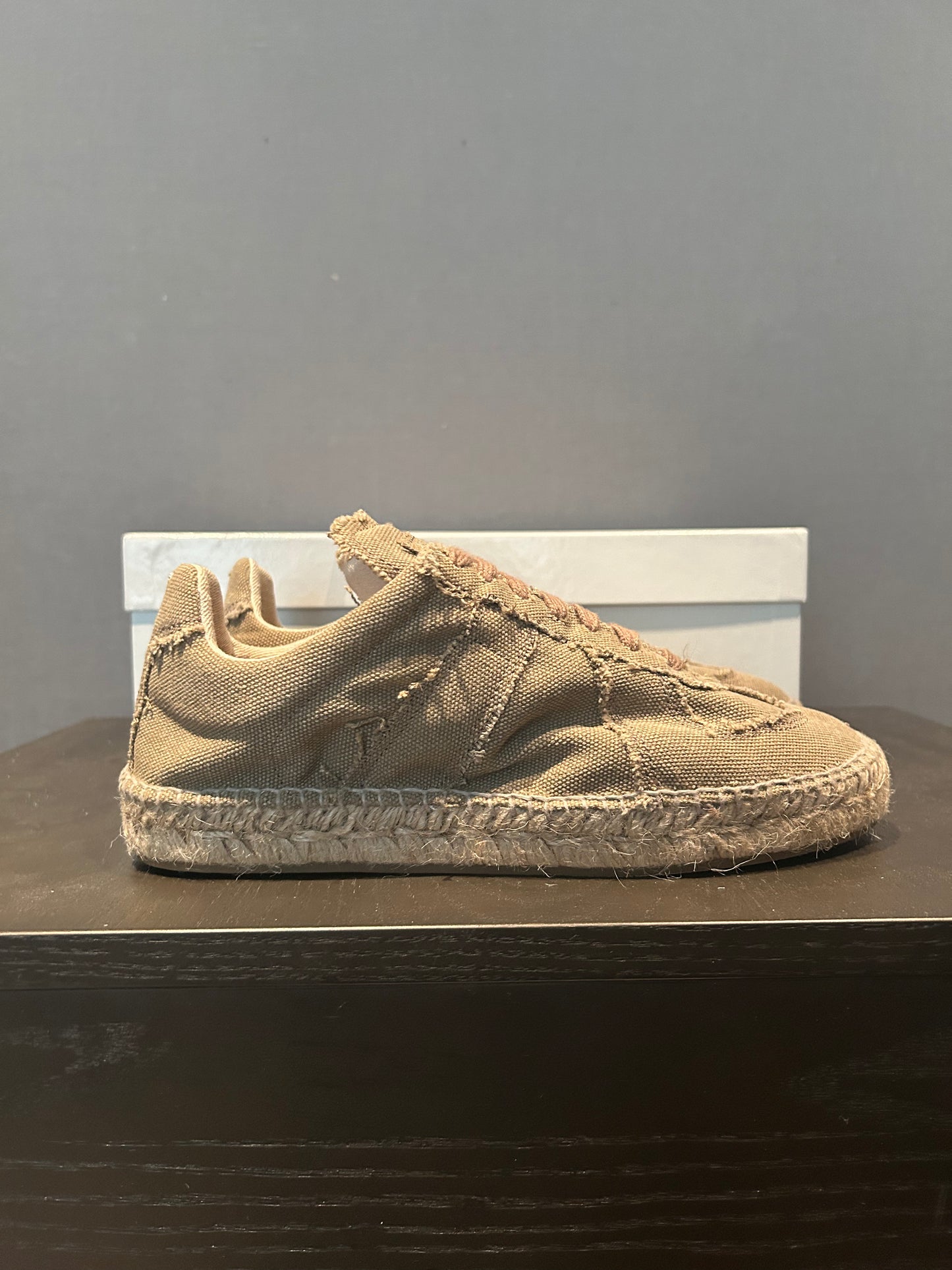 MAISON MARGIELA BRAND NEW ESPADRILLE GERMAN ARMY TRAINERS