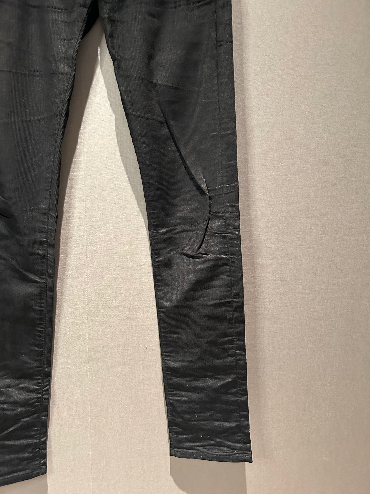 DIOR HOMME FW07 BLACK CORDUROY JEANS