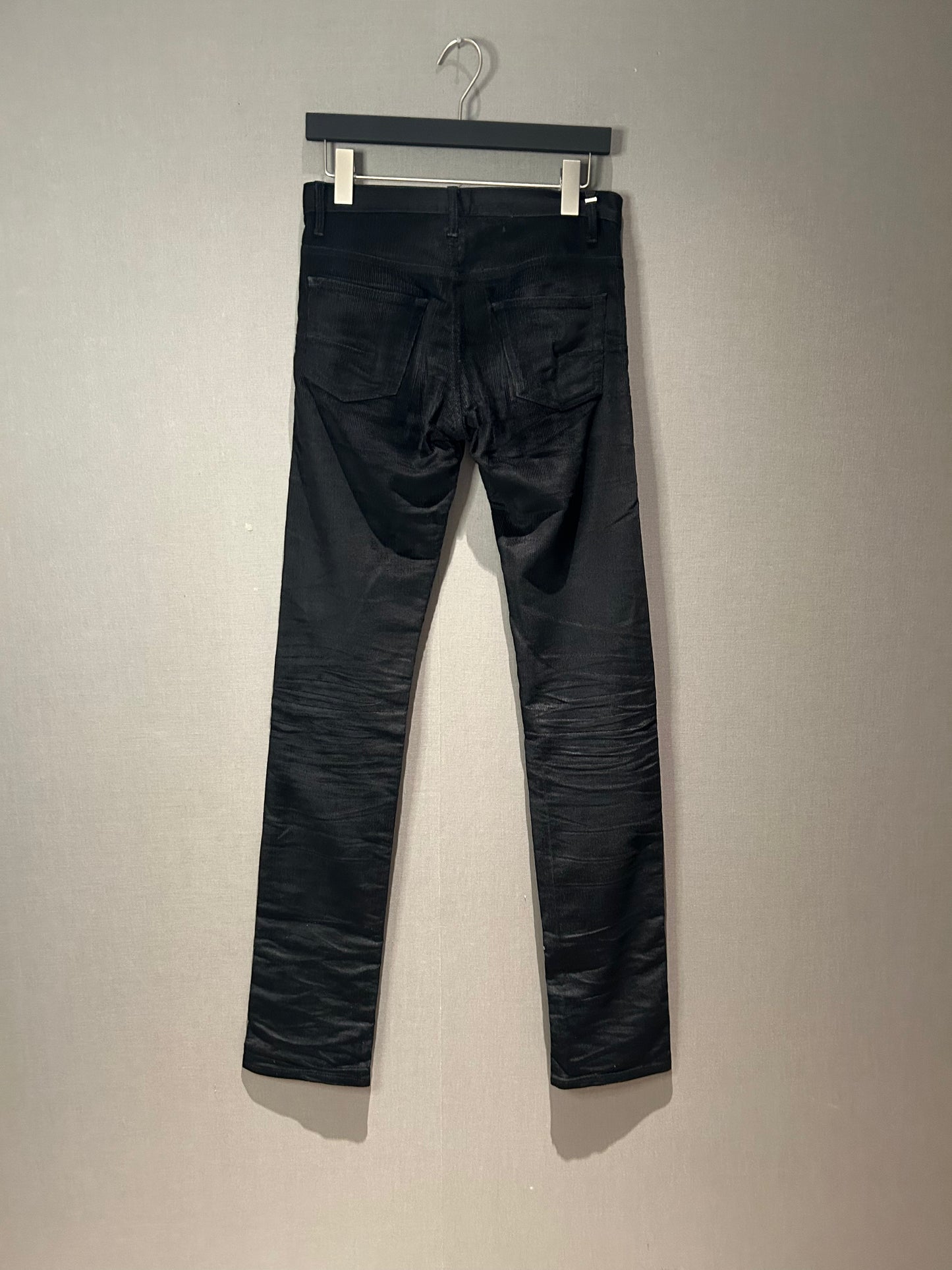 DIOR HOMME FW07 BLACK CORDUROY JEANS