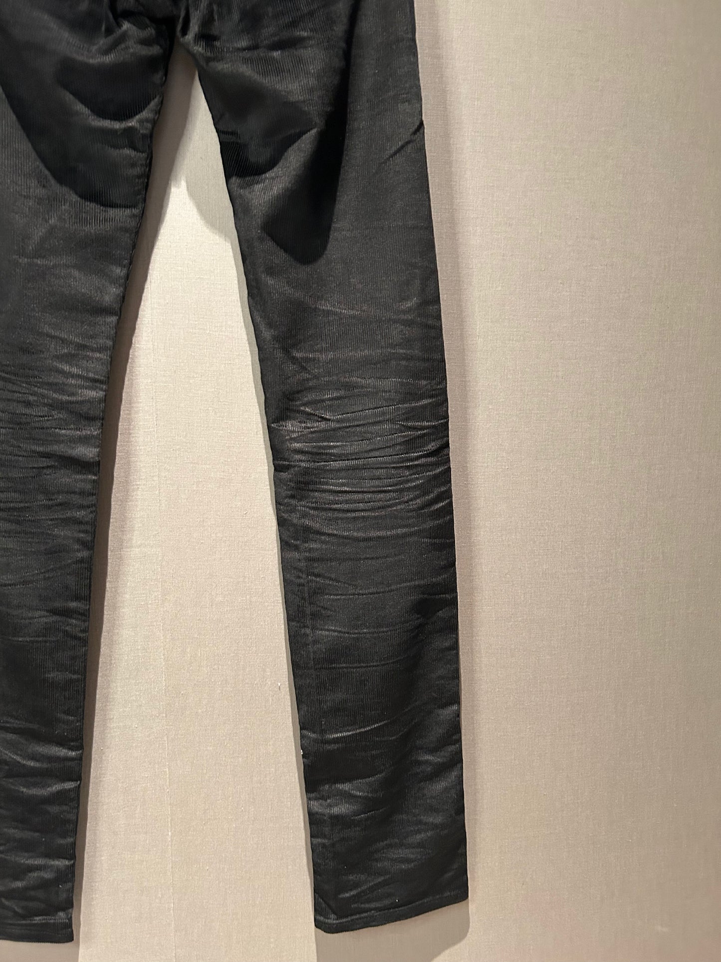 DIOR HOMME FW07 BLACK CORDUROY JEANS